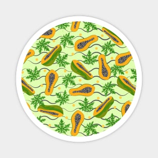 Papaya Pattern Magnet